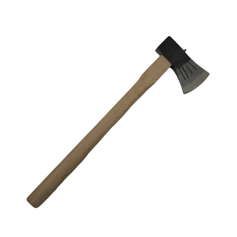 Hatsukokoro Warikomi White #2 Iron Axe with White Oak Handle - Premium Japanese Handcrafted Axe for Woodworking, Camping & Outdoor Survival