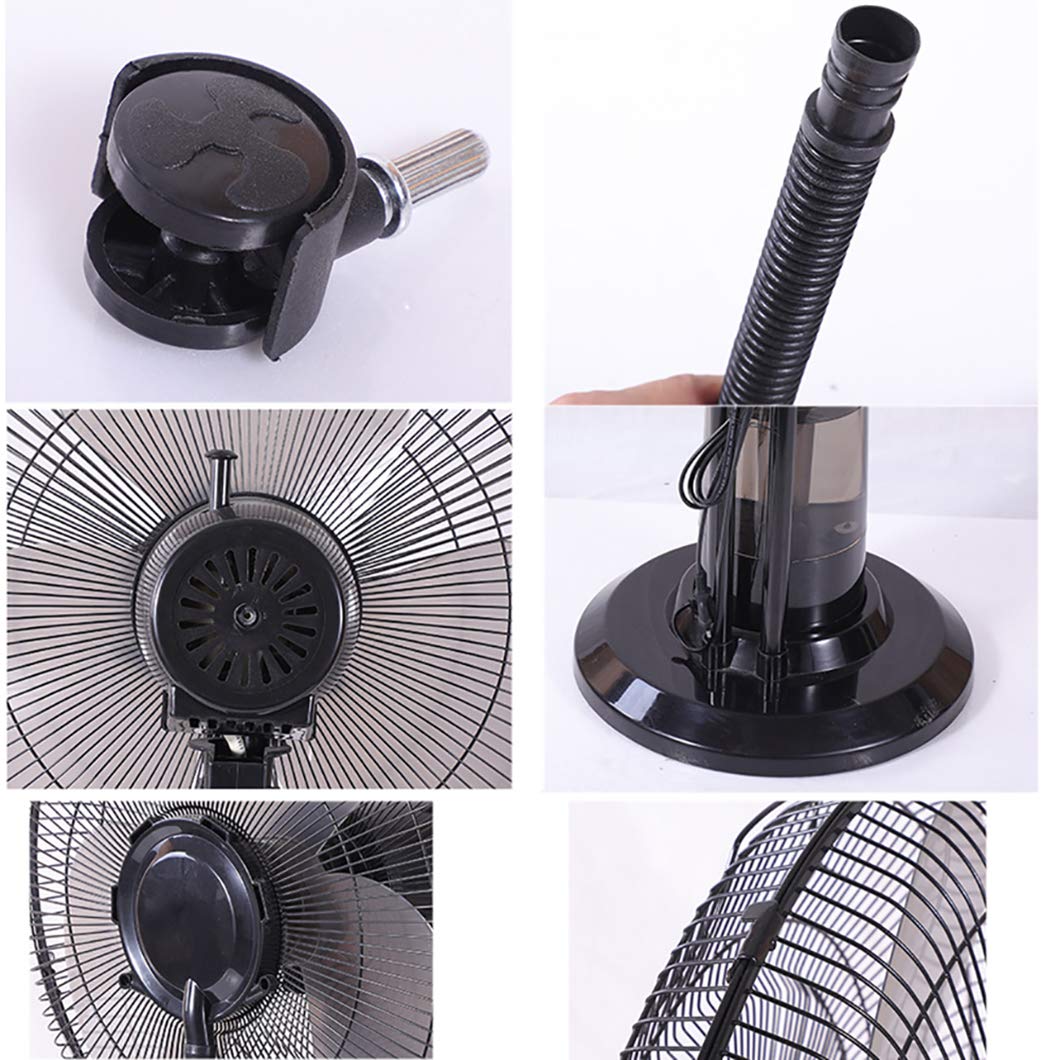 SYTH Oscillating Misting Fan with 3 Cooling Speeds - Portable Standing Humidifier with Timer for Outdoor Use - Perfect for Restaurants, Concerts, Gyms, Patios and Backyard Cooling