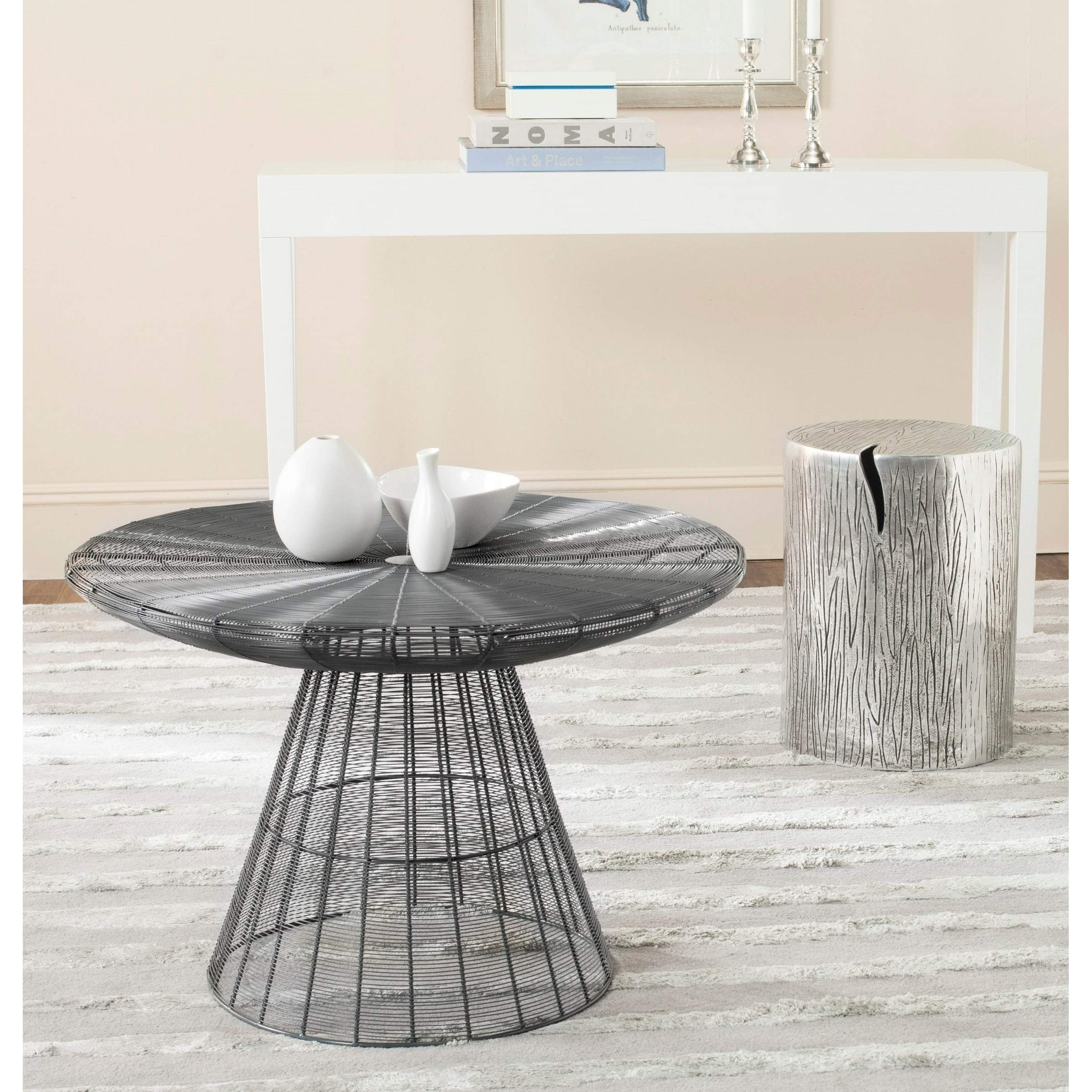 Modern Grey Wire Coffee Table - 29