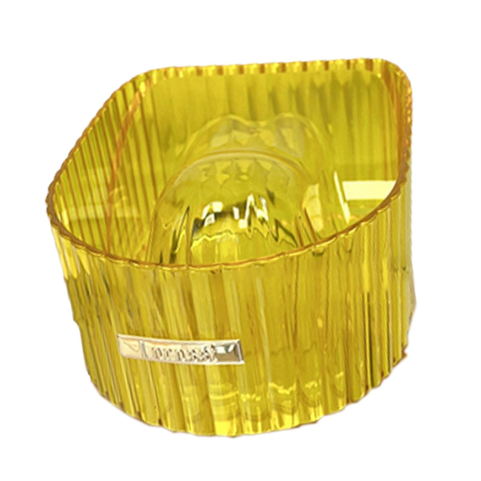 Amagogo Gel Polish Remover Soaking Bowl - Professional Manicure Soak Off Nail Cleaning Bowl for Acrylic & Gel Nails - Perfect for Salon & Home Nail Care (Yellow)