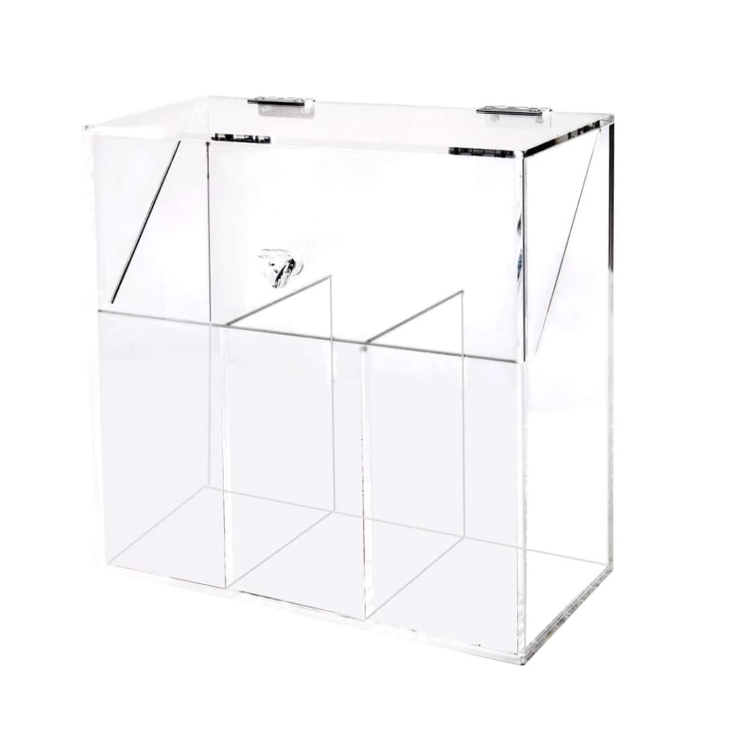 NOPEILVI Clear Acrylic Makeup Brush Holder with Lid - Cosmetic Brush Organizer Storage Box for Makeup Brushes, Eyeshadow Brushes & Beauty Tools | Perfect for Vanity, Travel & Salon Use