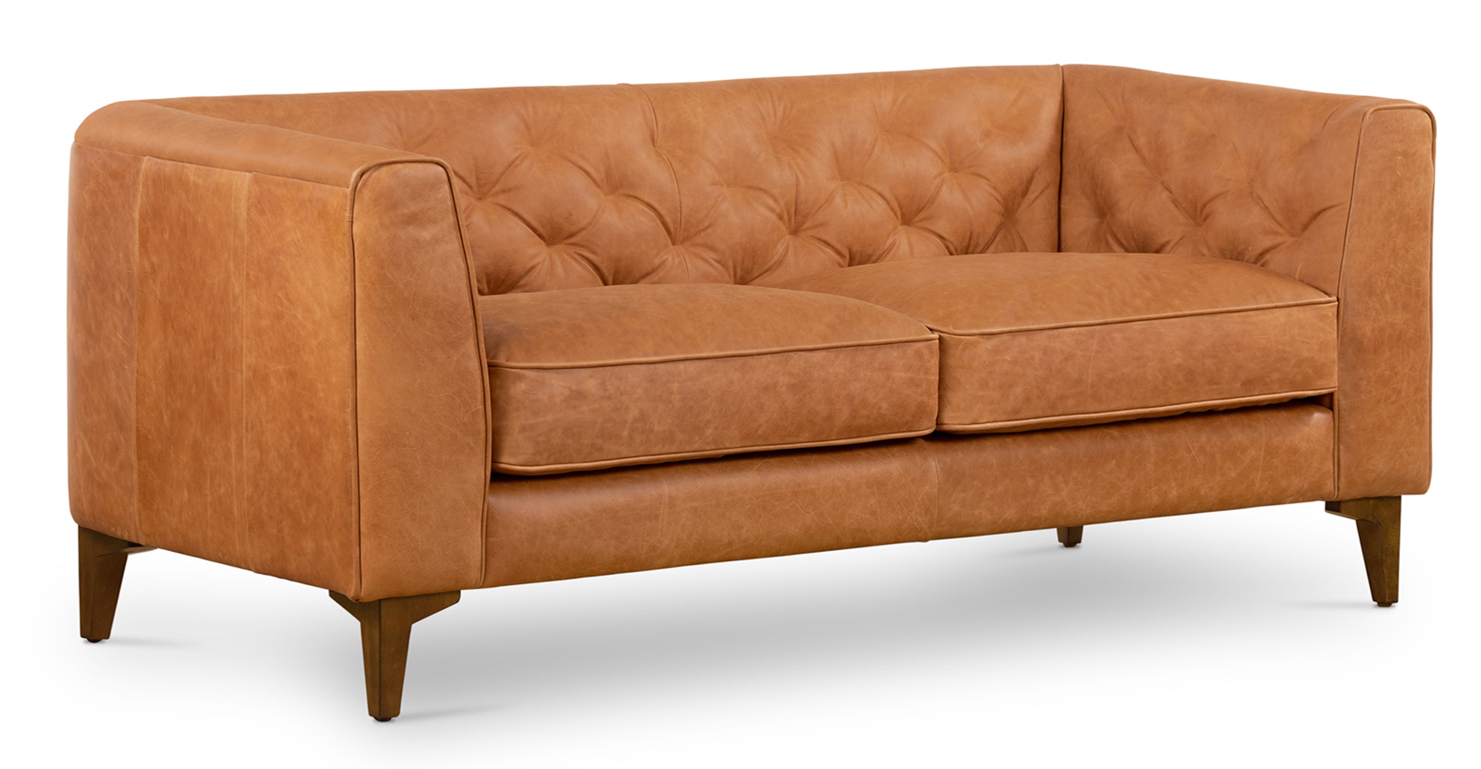 Essex 74 Apartment Sofa - Modern Comfortable Small Space Couch for Living Room, Studio & Dorm | Compact Design with Soft Fabric & Sturdy Frame