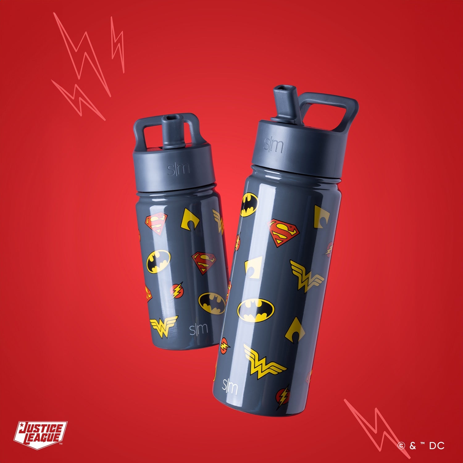 Summit Kids Insulated Water Bottle with Straw Lid - Leak Proof Stainless Steel Bottle for School, Sports & Outdoor Activities