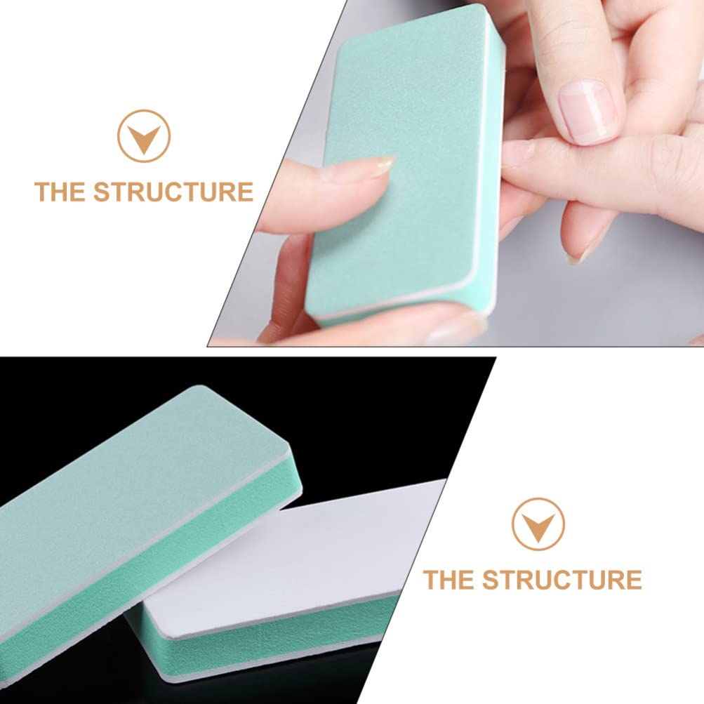 FOMIYES 8-Piece Nail Buffer Kit - Professional Nail Polishing Strips, Shine Buffer Blocks, Nail File & Grinding Sponge for Smooth & Glossy Nails | Perfect for Home Manicures, Salon Nail Care & DIY Nail Art