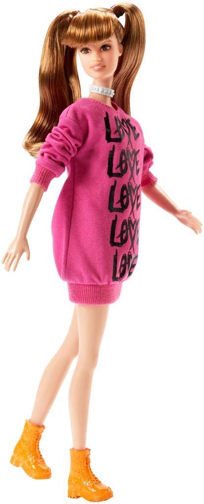Barbie Fashionistas Doll - Wear Your Heart Outfit for Play & Display