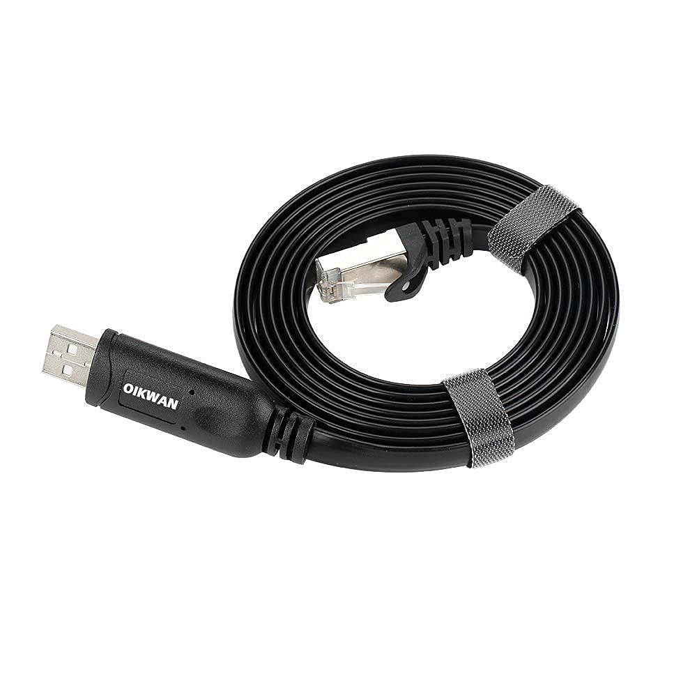 FTDI USB-C to RJ45 Console Cable - 6ft High-Speed Serial Adapter for Network Equipment (Perfect for Cisco Routers, Switches & Server Configuration)