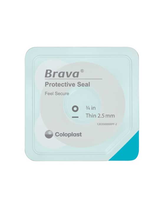Coloplast Brava Protective Barrier Rings Wide - 10 per Box, 18MM/64MM X 4.2MM - Ideal for Ostomy Care and Skin Protection