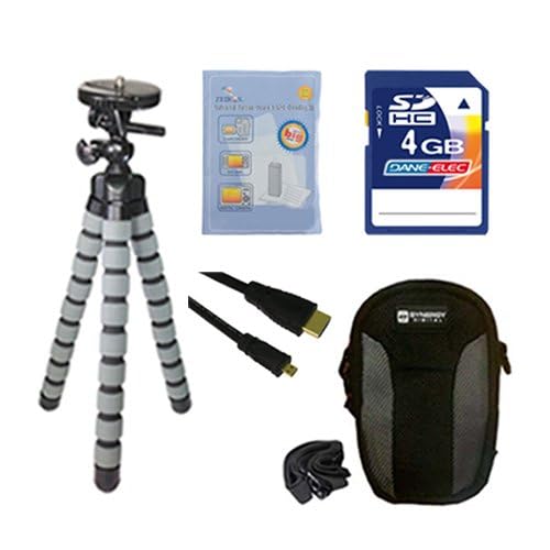 Panasonic Lumix DMC-LF1 Digital Camera Bundle with 4GB Memory Card, Protective Case, HDMI Cable, Cleaning Kit & Tripod - Perfect for Travel Photography, Vlogging & Family Events