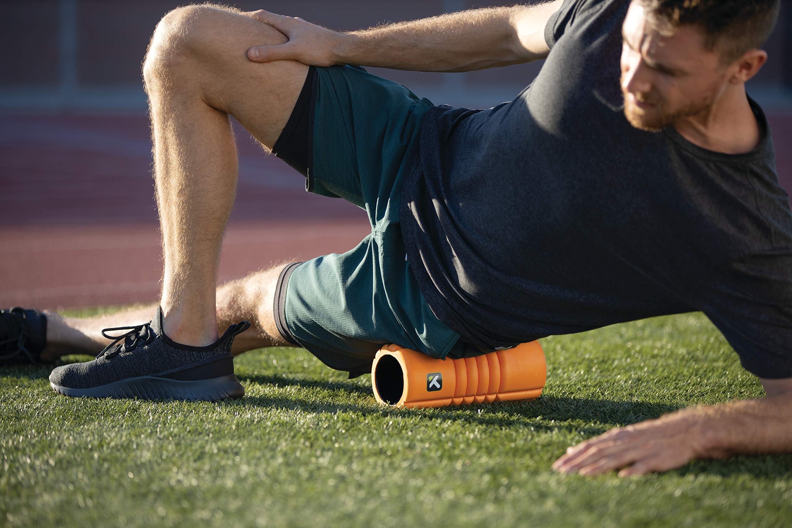 TRIGGERPOINT Grid Travel Foam Roller - Portable Muscle Massage Tool for Recovery & Pain Relief - Perfect for Gym, Yoga, Travel & Home Use