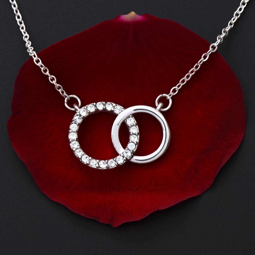 Perfect Pair Necklace for Wife & Girlfriend - Romantic Anniversary Gift for Her - Ideal for Valentine's Day, Birthday & Special Occasions
