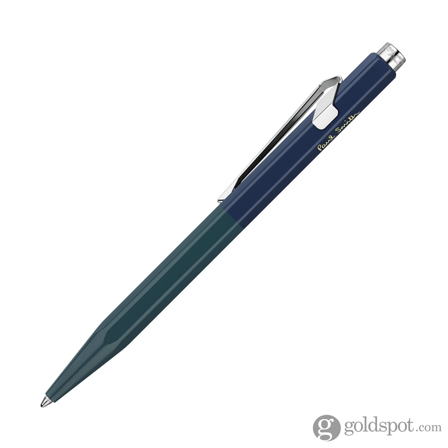 Caran d'Ache 849 Paul Smith Limited Edition Ballpoint Pen - Racing Green & Navy Blue - Premium Swiss Writing Instrument for Office, Gifts & Collectors