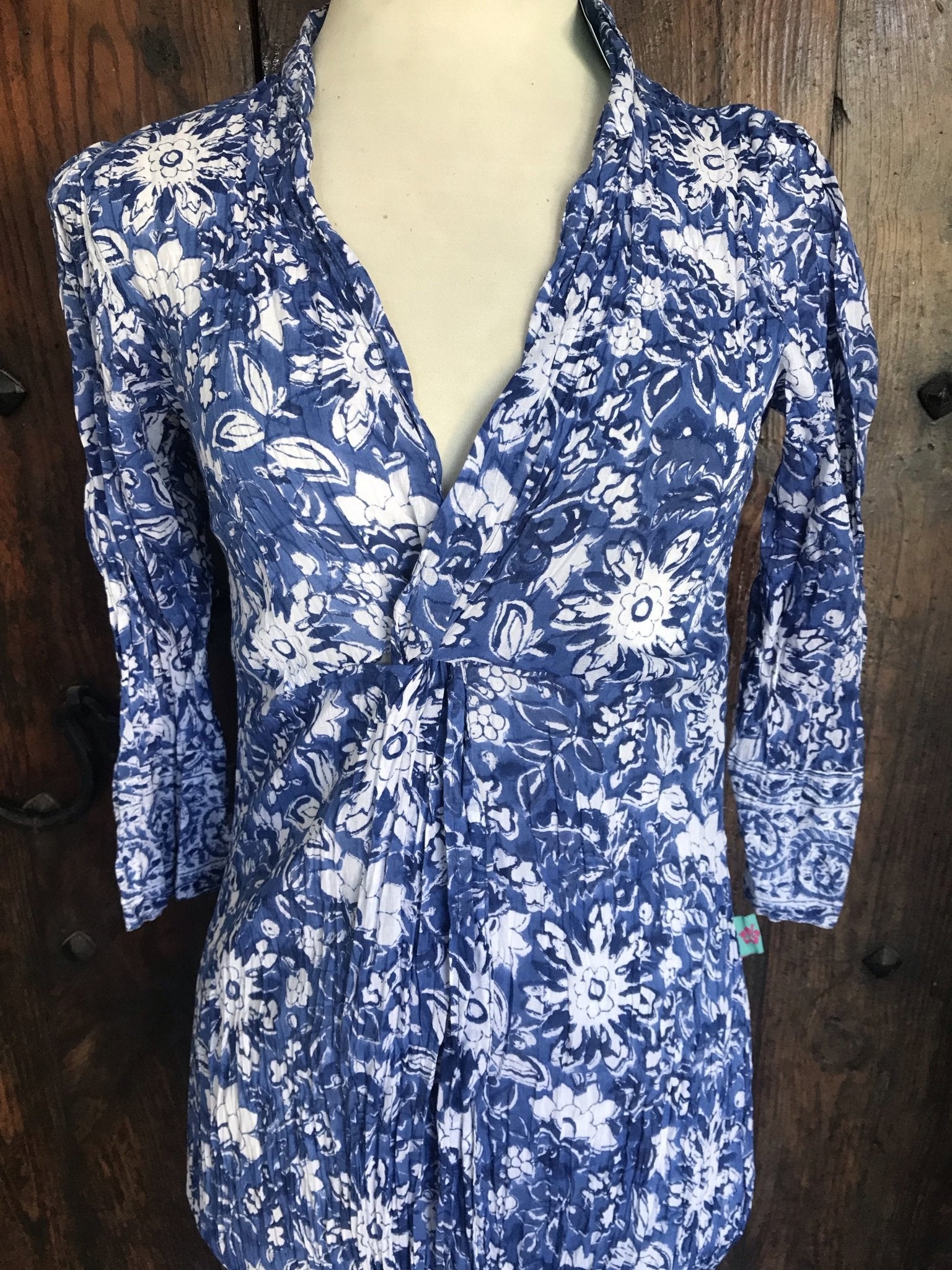 Tamara Cornflower Blue Floral Dress for Women - Elegant Summer Maxi Dress for Beach, Vacation & Party Wear