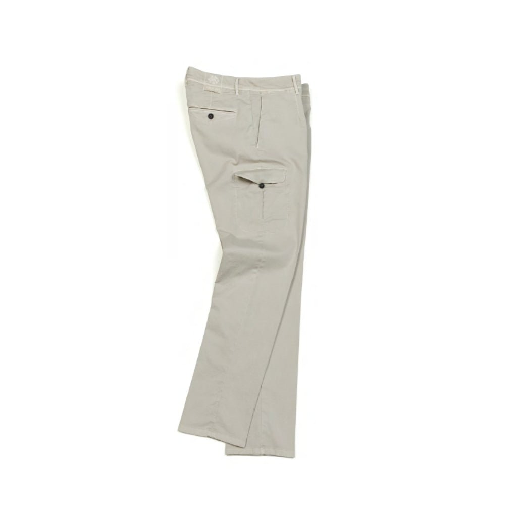 FRADI Stretch Cargo Pants for Men - Comfortable ECRU Regular Fit Work Pants | Perfect for Outdoor Work, Hiking & Casual Wear