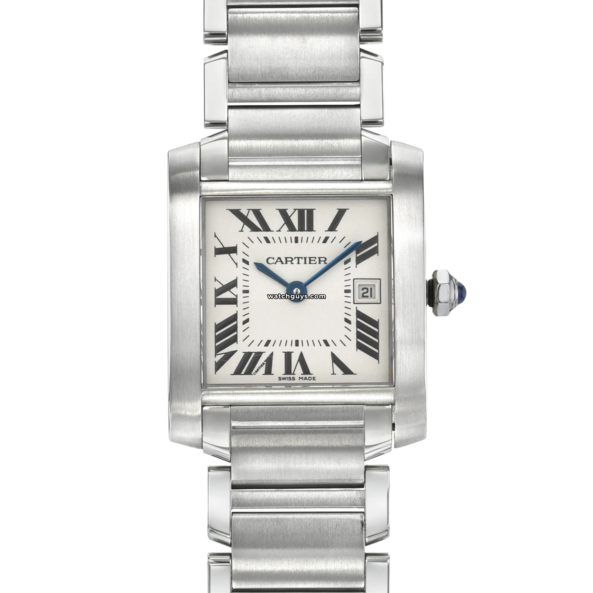 Cartier Tank Francaise Medium W51011Q3 Luxury Watch - Classic Swiss Made Stainless Steel Timepiece for Men & Women | Perfect for Business, Formal Events & Everyday Wear