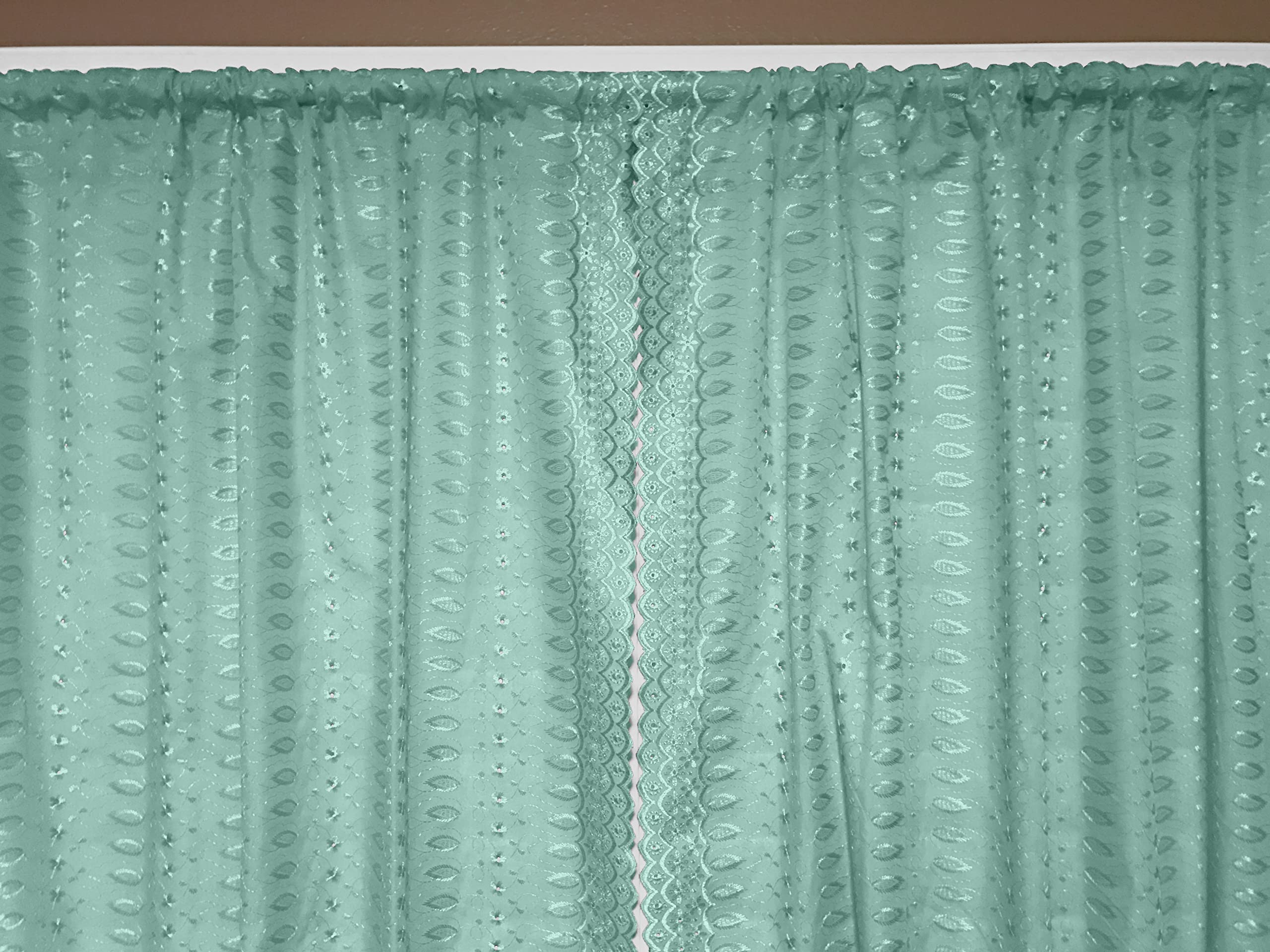 Cotton Eyelet Curtain Panels 42x120