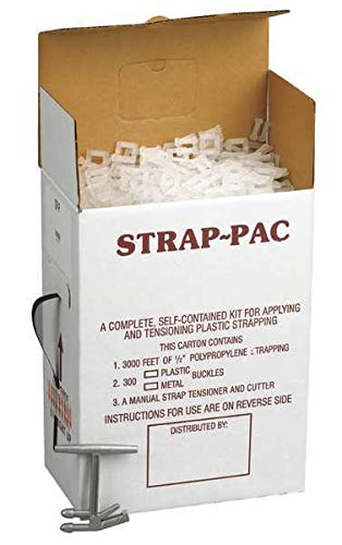 High-Quality Plastic Strapping Kit for Secure Packaging - Heavy-Duty Strapping Tool for Shipping, Moving & Storage | Ideal for Boxes, Pallets & Bundles