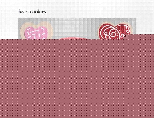 Pepita Needlepoint Kit: Heart Cookies Design, 10