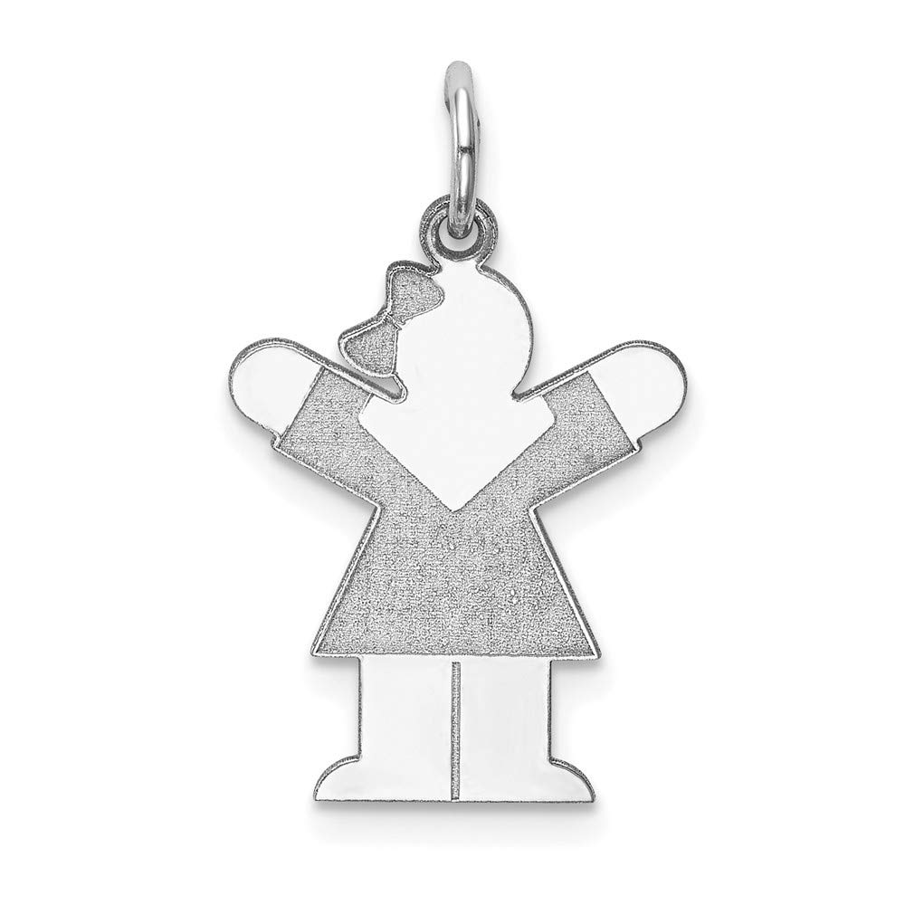 925 Sterling Silver Love Kid Charm Pendant for Necklace - Elegant Jewelry Gift for Children & Teens - Perfect for Birthdays, Baptisms & Special Occasions