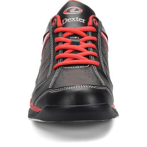 Dexter Boys Youth Ricky IV Jr. Bowling Shoes for Kids - Black/Red - Lightweight & Comfortable for League Play & Casual Bowling