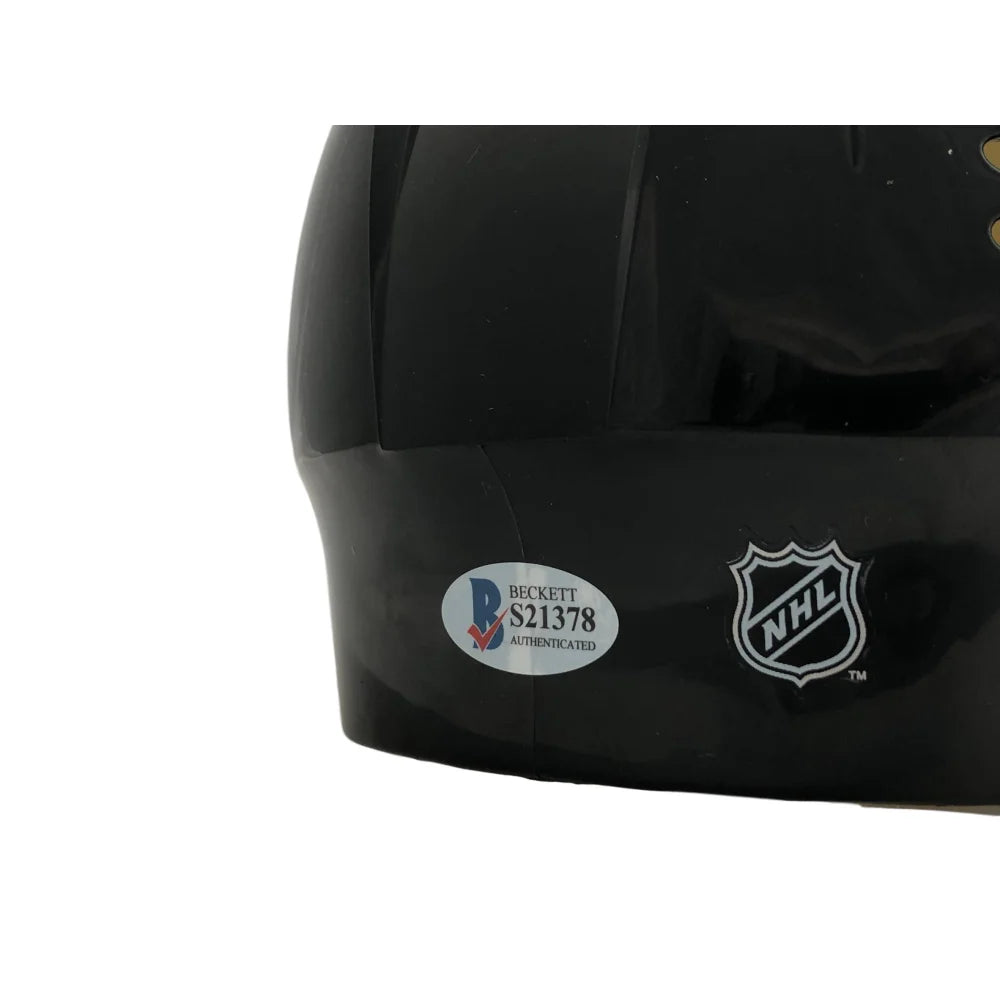 Deryk Engelland Autographed Vegas Golden Knights Mini Helmet with 