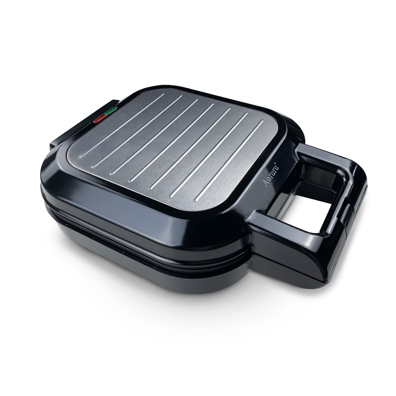 Nonstick Belgian Waffle Maker 1300W - 4 Slice Waffle Iron with Indicator Light for Perfect Breakfast, Brunch & Family Gatherings