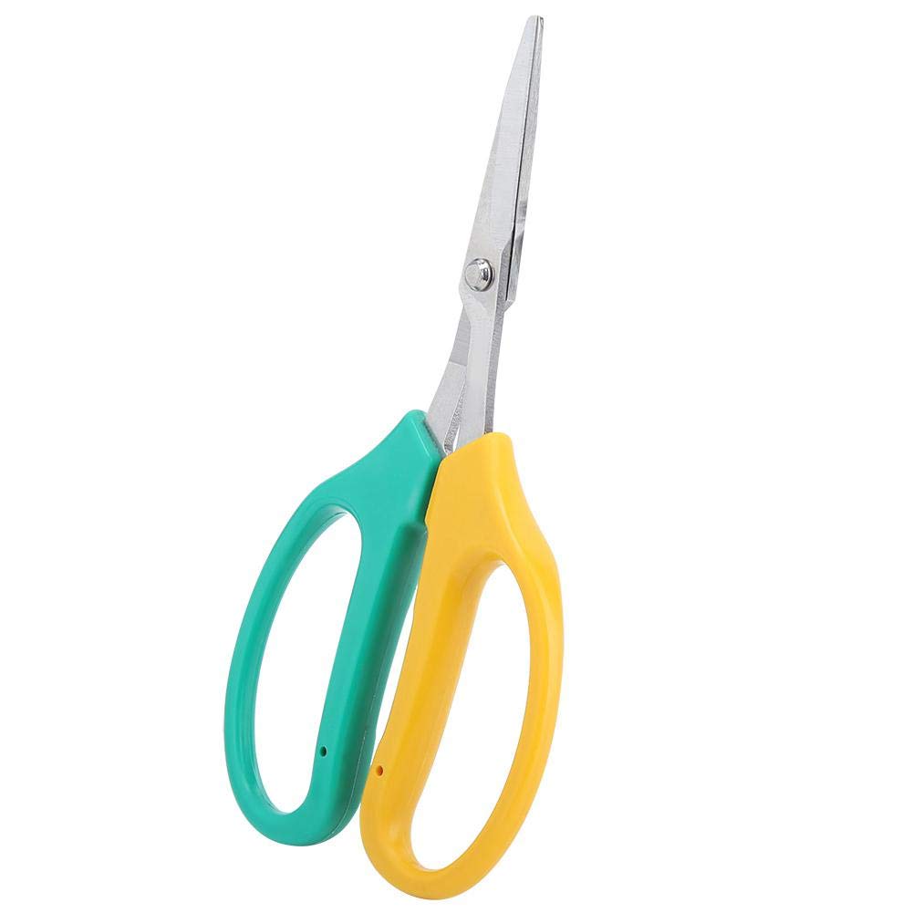 Stainless Steel Curved Blade Grape Pruning Shears - Professional Fruit Picking Scissors for Gardening, Bonsai Care, and Fruit Tree Maintenance - Perfect for Harvesting Grapes, Pruning Bonsai, and Trimming Garden Plants