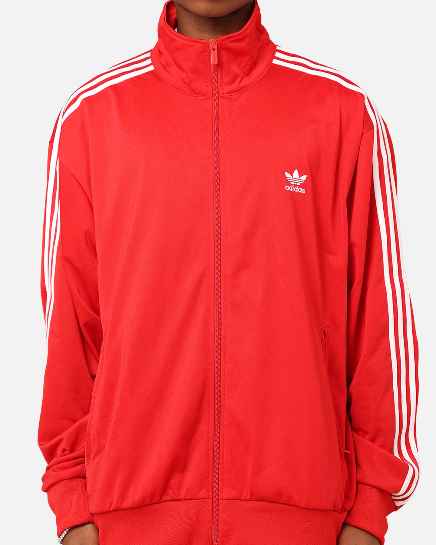 Adidas Classics Firebird Track Jacket - Better Scarlet/White - Vintage-Inspired Athletic Wear for Running, Gym & Street Style Fashion