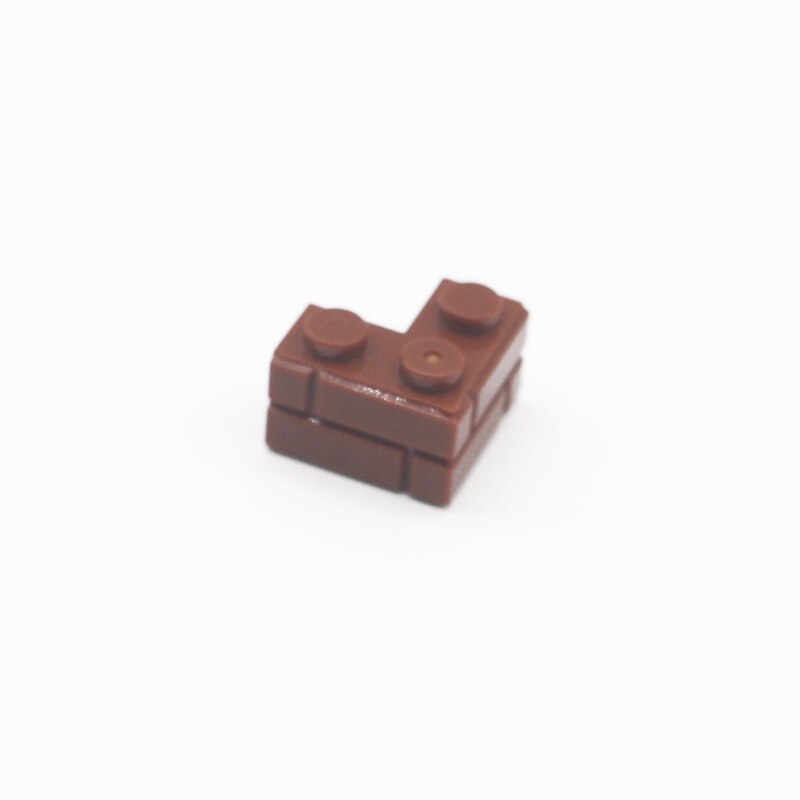 20pcs 1x2x2 Right Angle LEGO-Compatible Bricks - Building Blocks for Walls & Structures - Perfect for MOC Creations, DIY Projects & Kids Educational Toys