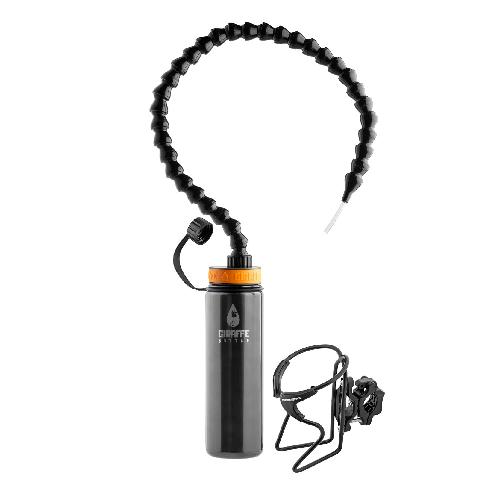 **Hands-Free Giraffe Drinking Bottle - 30oz Stainless Steel Water Bottle with 30