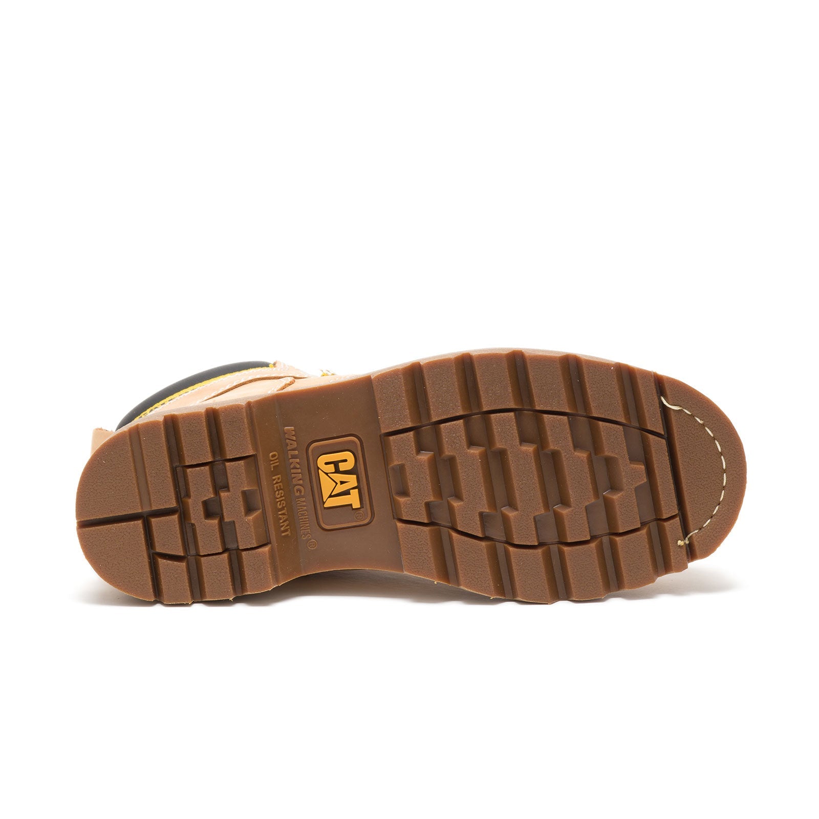 Honey Brown Steel Toe Work Boots for Men - Comfortable & Durable Safety Shoes for Construction, Warehouse & Outdoor Work
