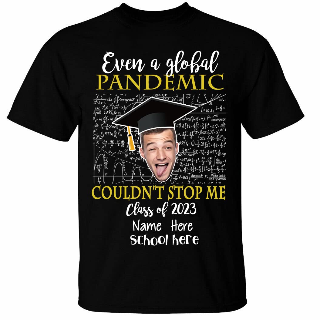 Custom Class of 2023 T-Shirt for Men - Personalized Graduation Gift for 2023 Graduates - Perfect for Graduation Parties, Senior Year Celebrations & Alumni Events