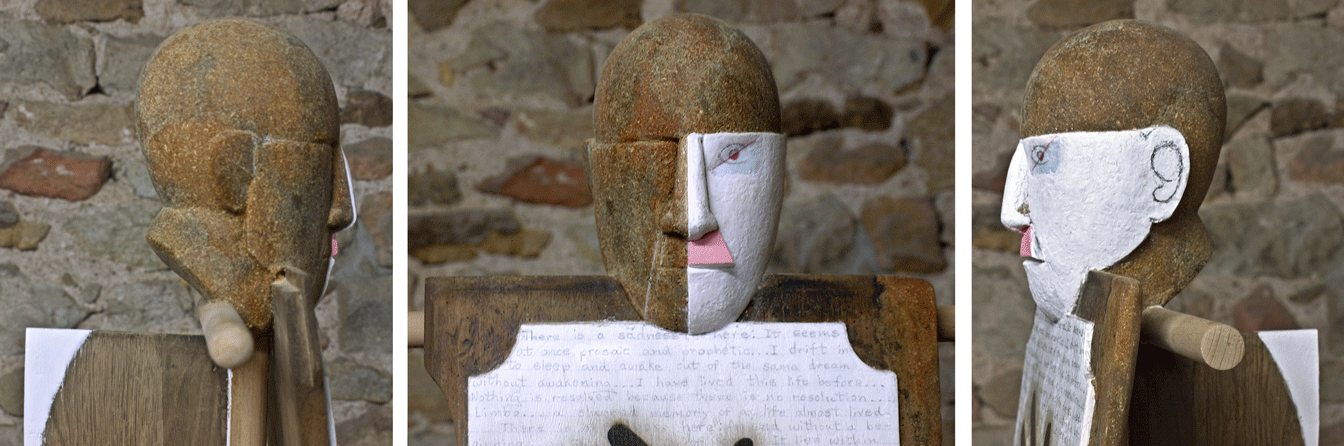 Robert Cremean Studio Portraits #5 (Black Hand) Sculpture - 20