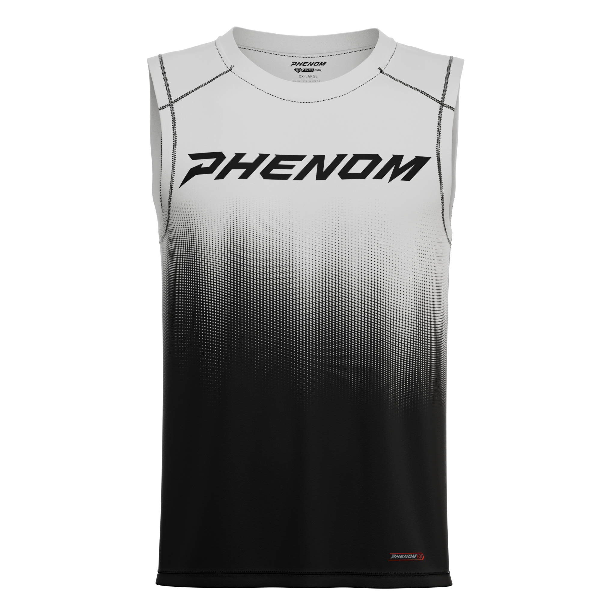 Phenom Shadow Fade Compression Shirt - Performance Athletic Top for Men & Women - Gym, Running & Workout Apparel