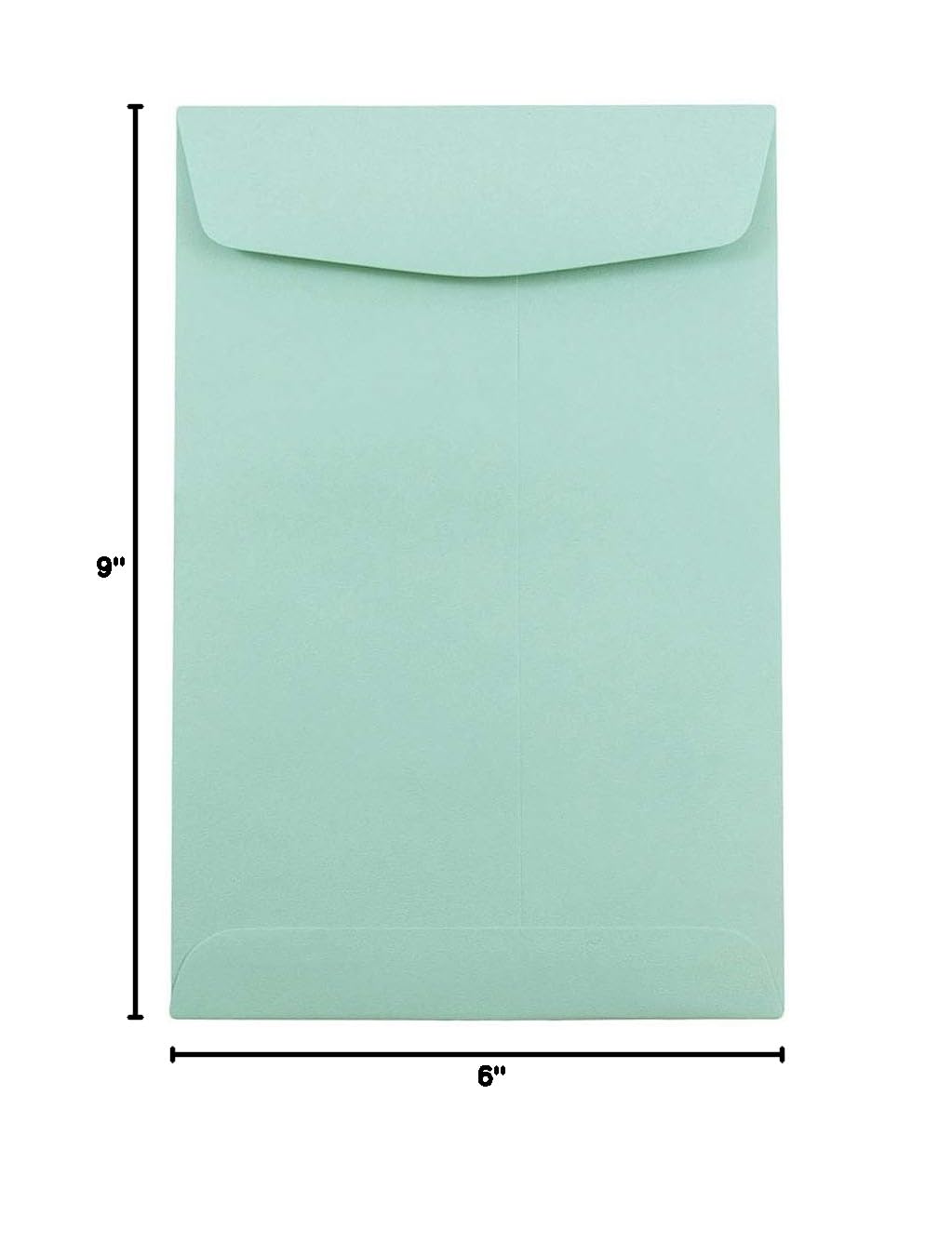 Premium 6 x 9 Open End Catalog Envelopes - Aqua Blue - 500/Box Bulk Pack - Perfect for Business Mailings, Marketing Materials & Office Documents