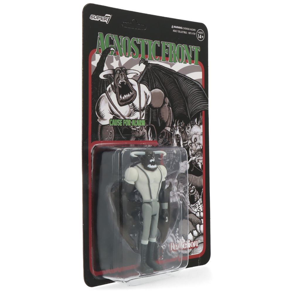 Agnostic Front Punk Rock Band ReAction Action Figure - Collectible Music Memorabilia for Fans & Punk Rock Enthusiasts - Perfect for Display, Gifts, and Music Themed Decor