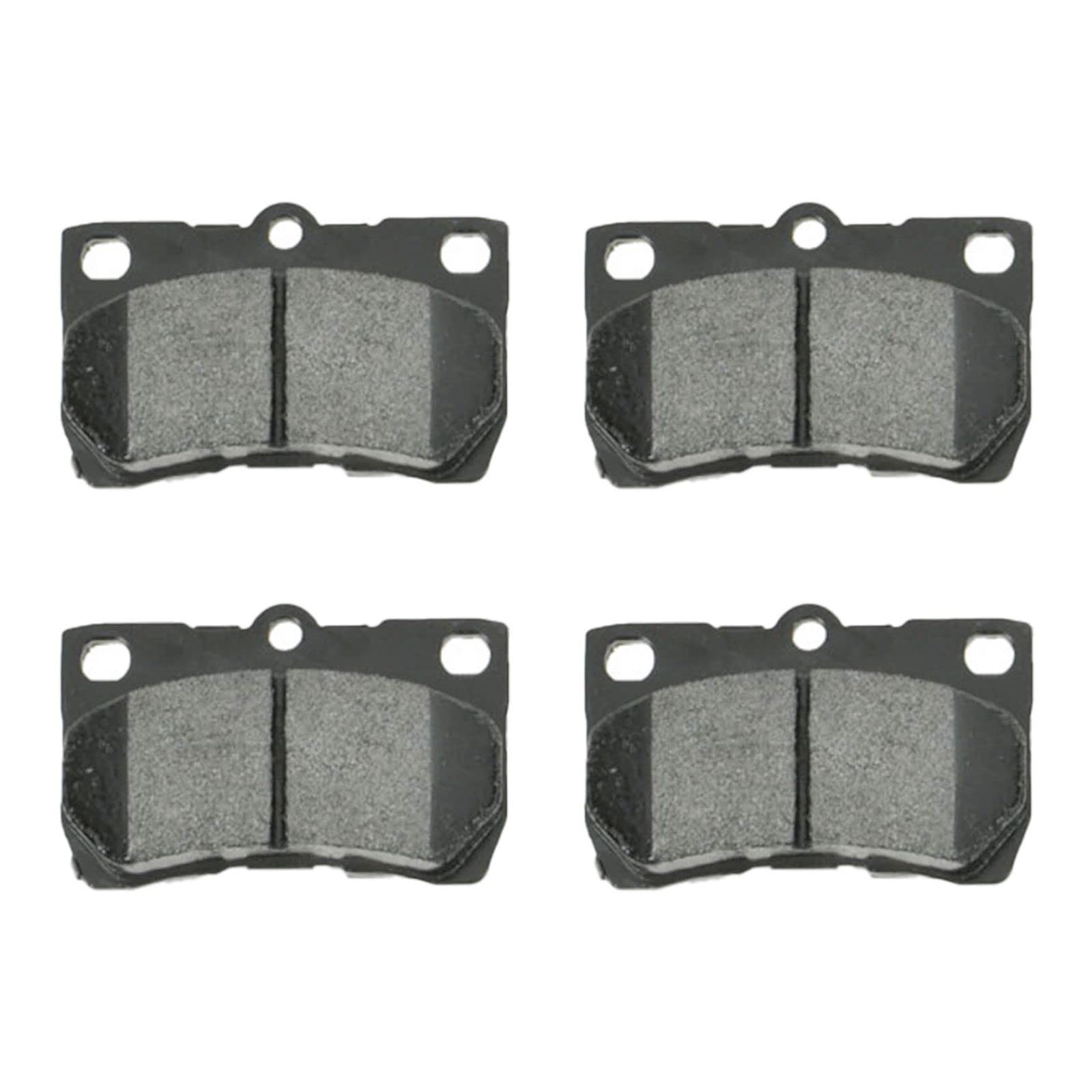 High-Performance Rear Semi-Metallic Brake Pads & Rotors Kit for Lexus GS/IS Series - Durable Stopping Power for City Driving & Highway Performance