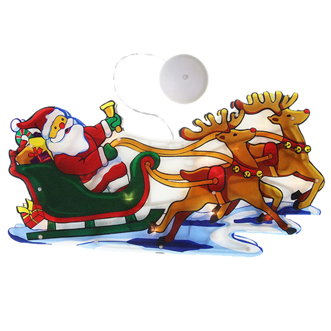 HAOANGZHE Christmas LED Lights - Waterproof Fairy String Lights with USB Power for Indoor/Outdoor Decor, Christmas Tree, Porch, Window & Party Decoration | Creative Suction Cup Night Light for Holiday Home & Garden Lighting