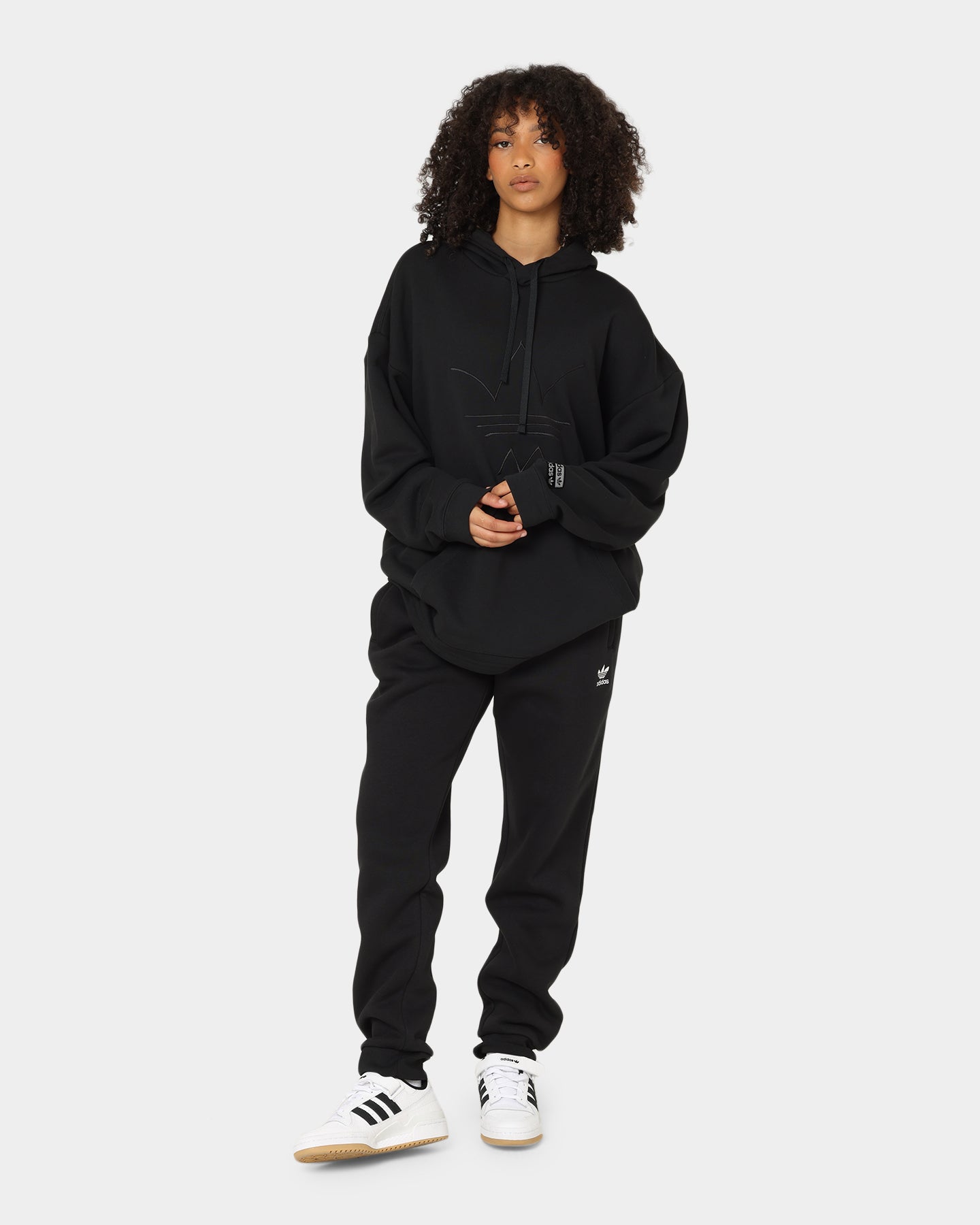 Adidas Essentials Trefoil Sweatpants for Men & Women - Black Cotton Jogger Pants with Side Pockets - Perfect for Gym, Running, Lounge & Casual Wear