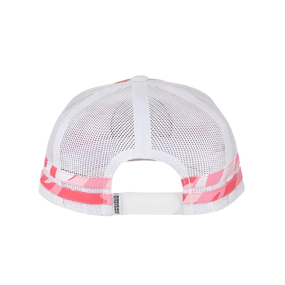 Ringer's Western Kid's McCoy Trucker Cap - Pink Camo Hat for Boys & Girls | Adjustable Baseball Cap for Outdoor, Sports & Casual Wear