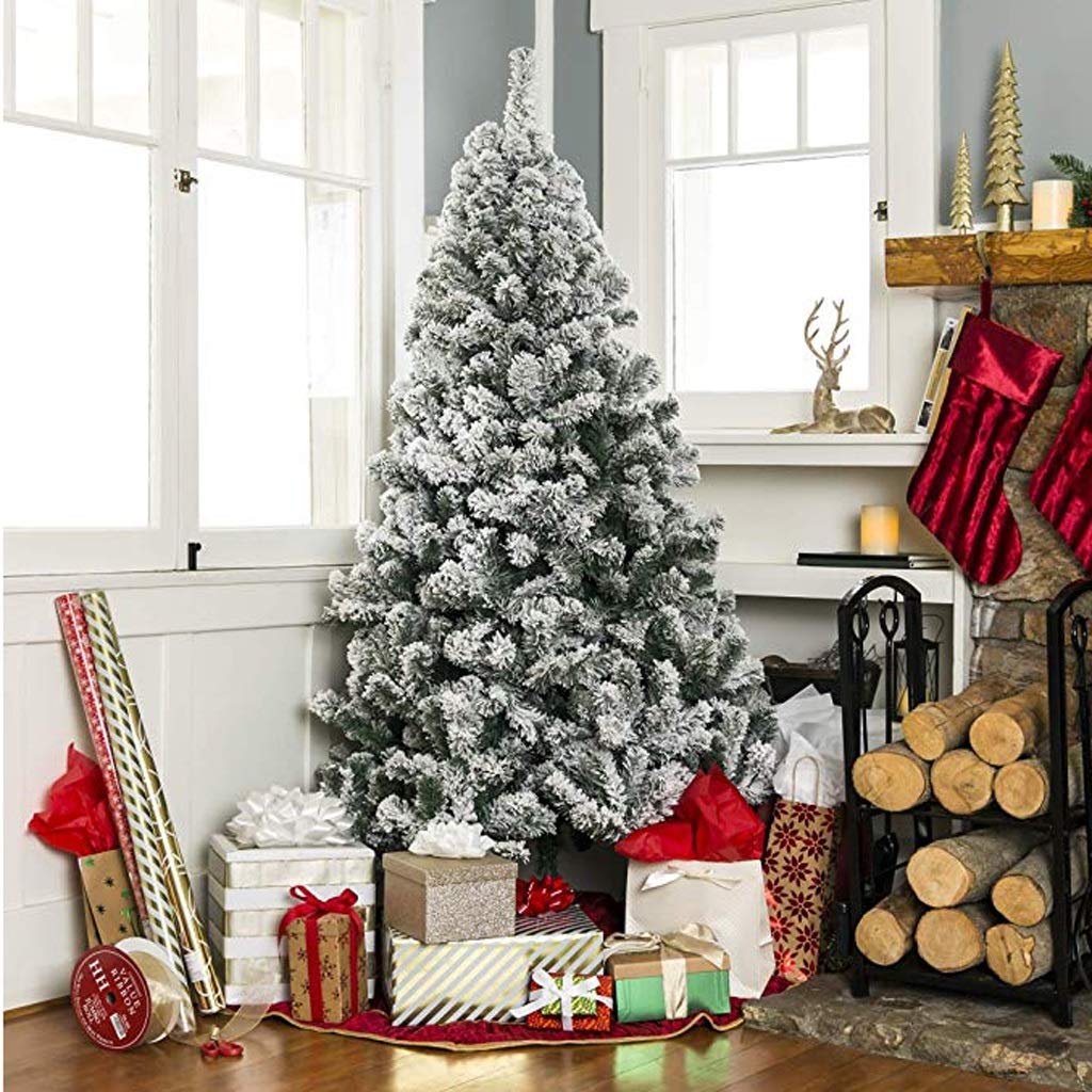Premium 4.5ft Artificial Christmas Spruce Tree with Metal Stand - Easy Assembly Holiday Decor for Home, Office, Party | Indoor Xmas Tree with Realistic Needles (120cm, Green) - Perfect for Living Room, Entryway & Holiday Gatherings
