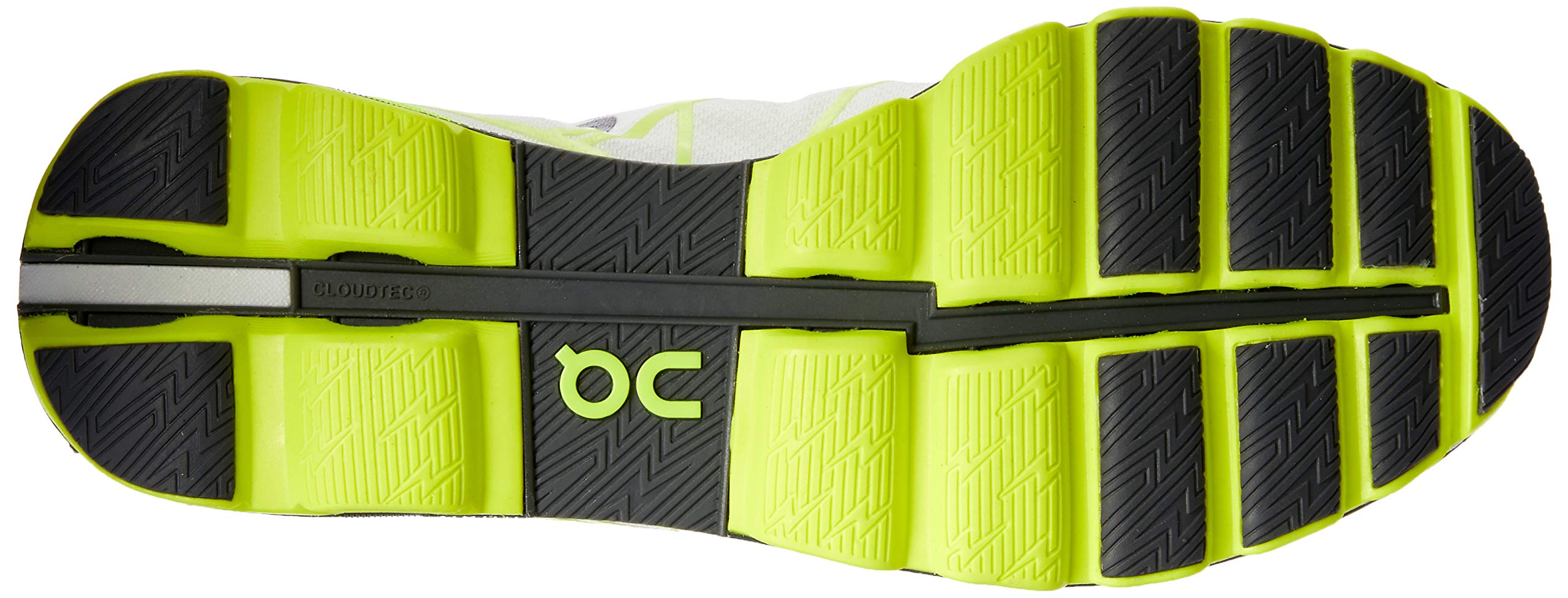 Men's On Cloudflash Running Shoes - Neon/White - Lightweight & Breathable for Road Running, Training & Gym Workouts