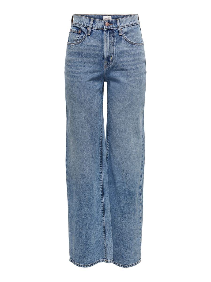 ONLY Women's High Waist Skinny Jeans - Stretch Denim Pants for Casual & Work Wear | Perfect for Everyday Outfits, Office, and Date Nights