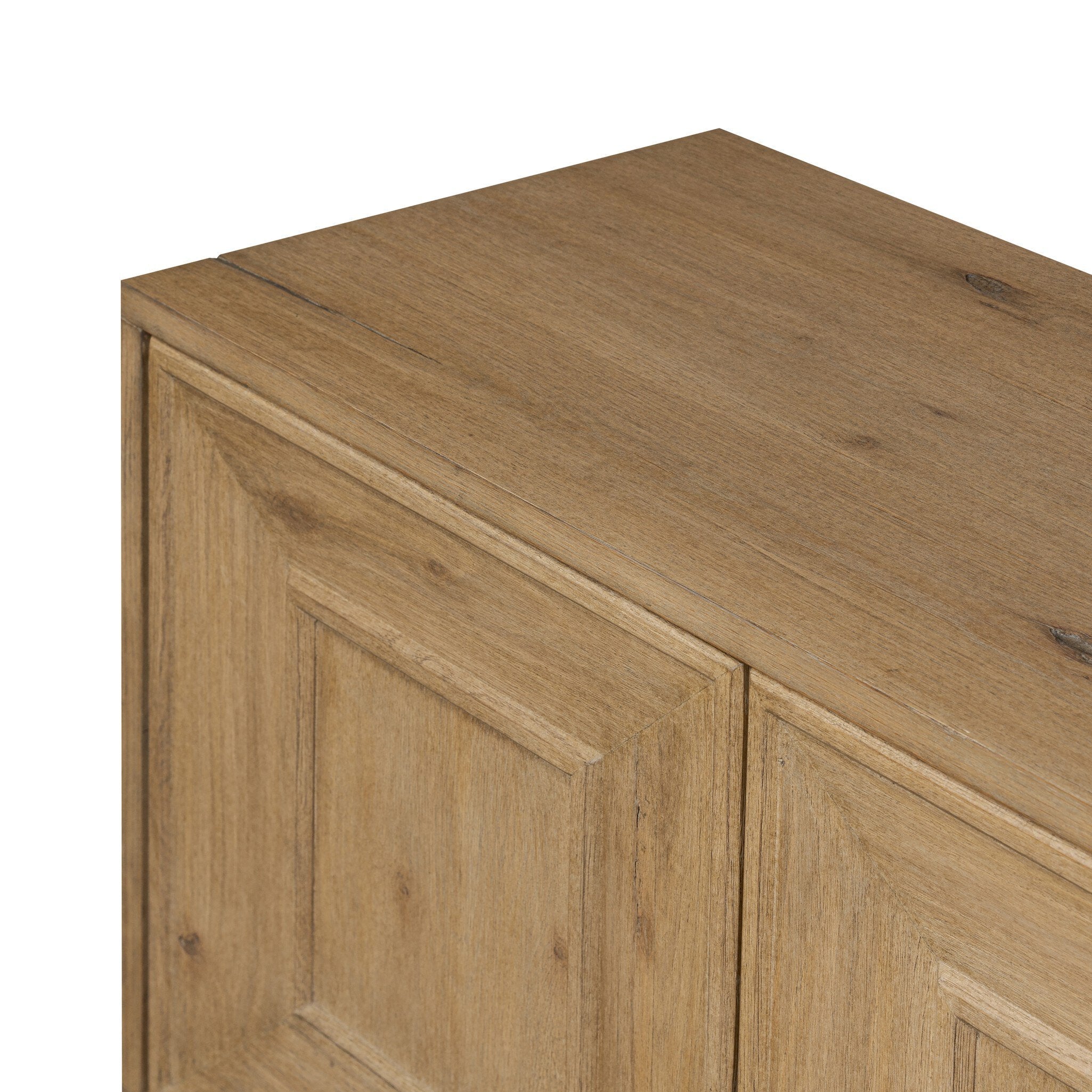 Adela Sideboard - Modern Drifted Oak Veneer Buffet Cabinet for Dining Room & Living Room Storage