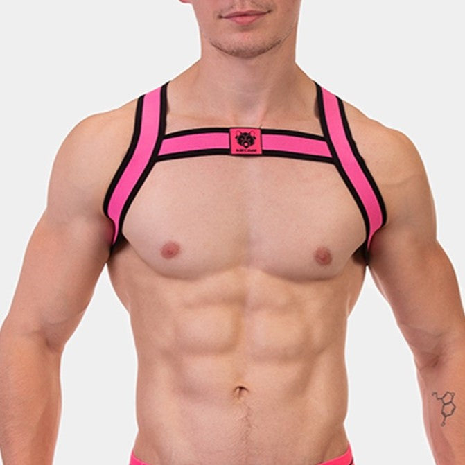 Barcode Berlin Clin Harness in Pink - Adjustable Dog Harness for Small to Medium Dogs - Perfect for Walking, Training & Outdoor Adventures