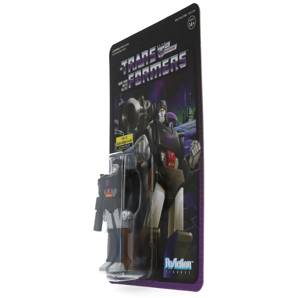 Megatron MC 12 Transformers Wave 3 ReAction Figure - Collectible Action Figure for Display & Play | Perfect for Transformers Fans & Toy Collectors