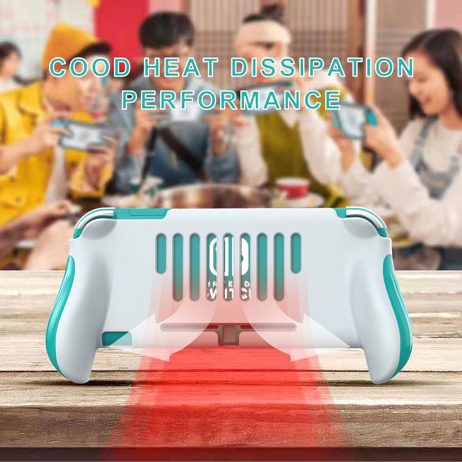 Nintendo Switch Lite Case - Ergonomic Protective Gaming Cover with Comfortable Grip for Handheld Console | Perfect for Travel, Commuting & Long Gaming Sessions