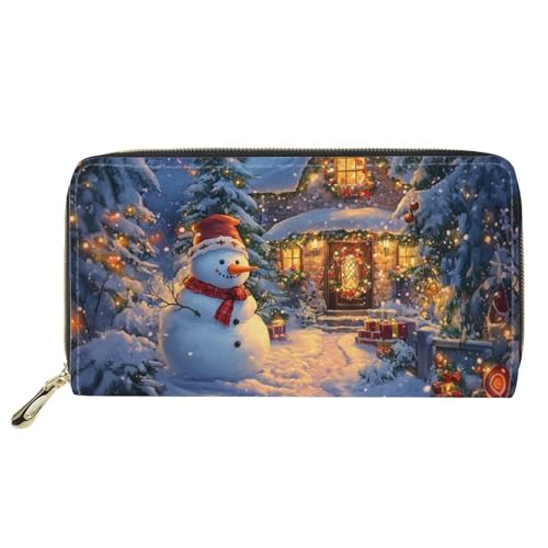 Snowman Snow Scene