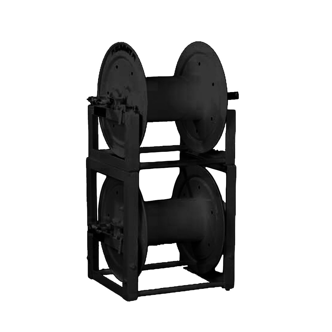 Summit SM Series Heavy Duty Hose Reel Stacking Kit - Commercial & Industrial Water Hose Storage Solution for Garden, Farm, and Workshop Use