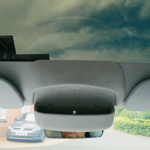 Tesla Model 3 & Y Sunglasses Holder - Premium Glasses Storage Case for Car Accessories | Perfect for Driving, Travel & Daily Organization
