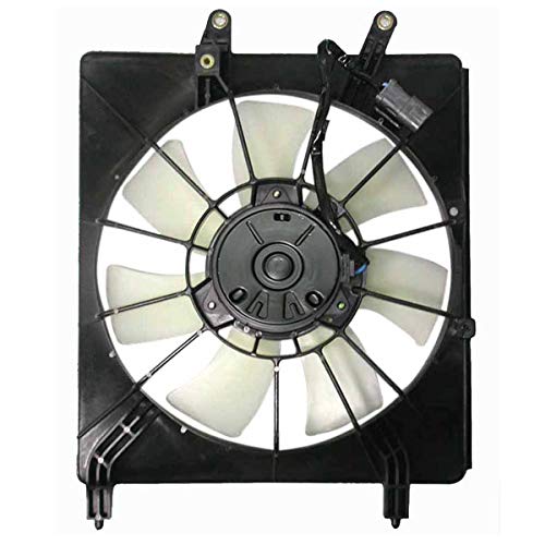 04-08 Acura TSX AC Condenser Cooling Fan Motor Assembly with Shroud & Blade - Replacement for Efficient Cooling System - Perfect for Hot Weather & Long Drives